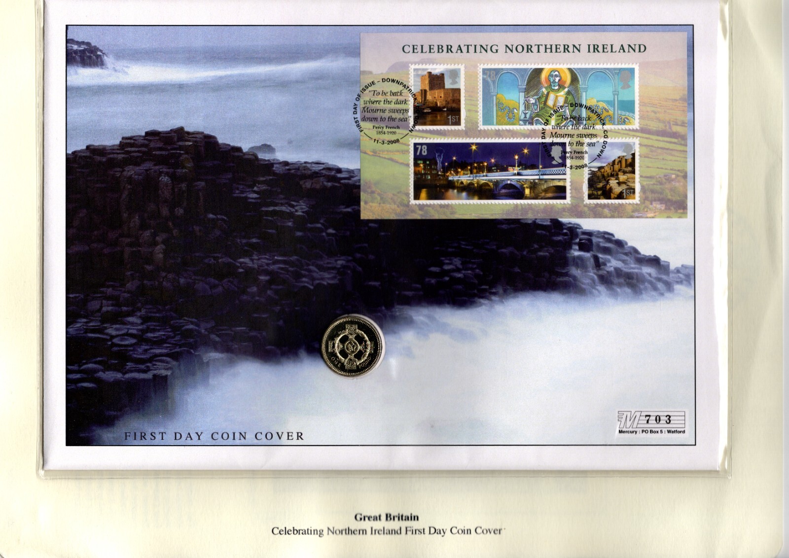 gb-2008-celebrating-northern-ireland-pnc-cover-1991-1-coin-pnc-mercury