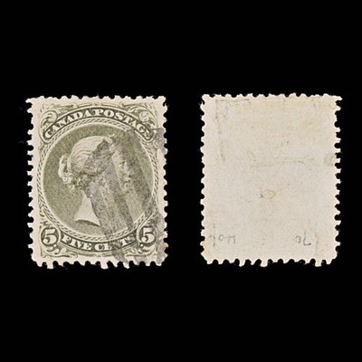 9403-canada-sg63-5c-deep-olive-1875-sc-26-mi21c-used-c85