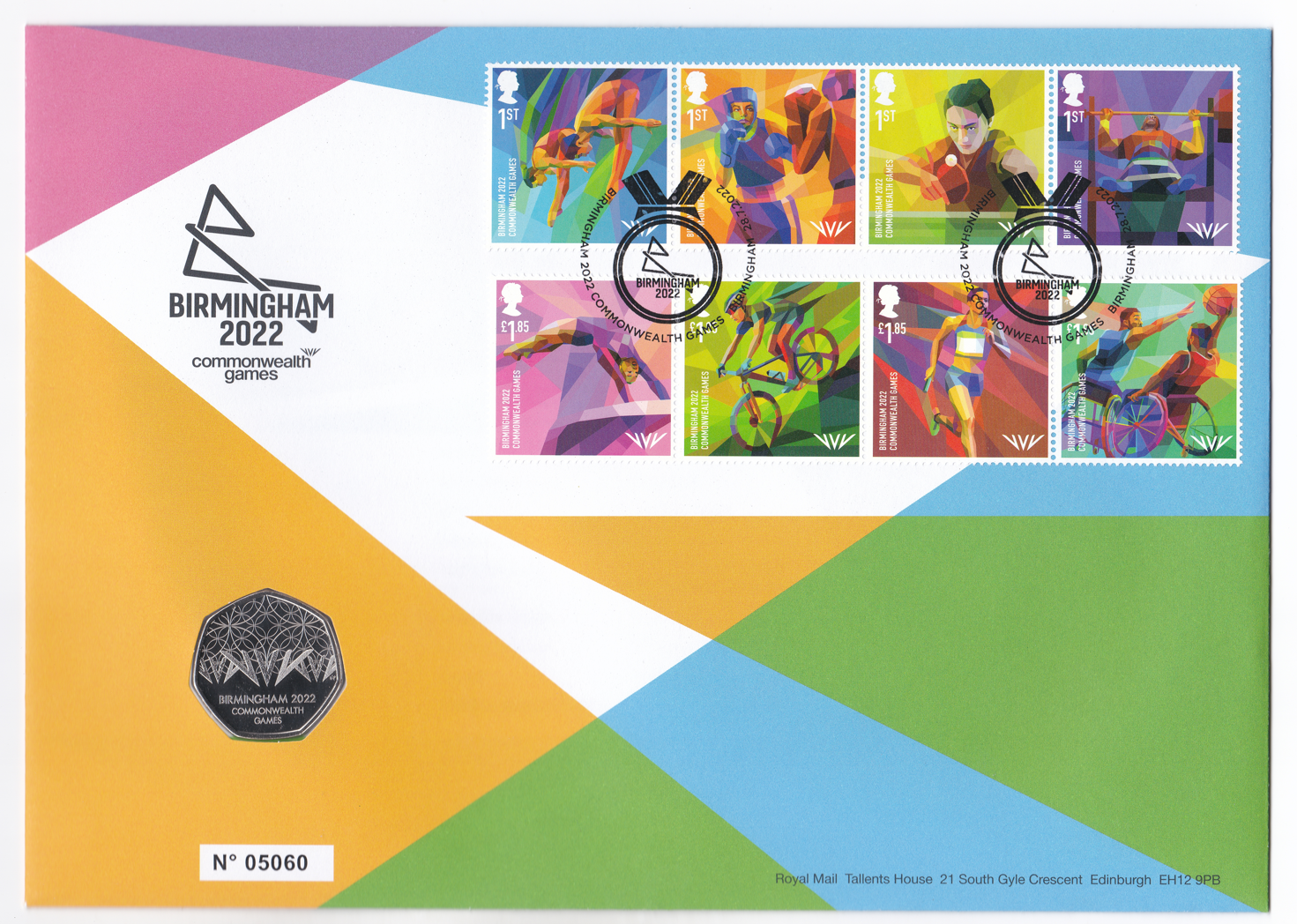 2022-50p-gb-birmingham-commonwealth-games-coin-cover-no-5060-mint