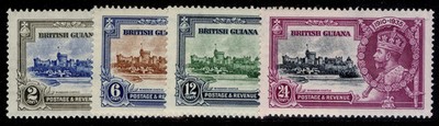 british-guiana-gv-sg301-304-1935-silver-jubilee-set-m-mint-cat-24