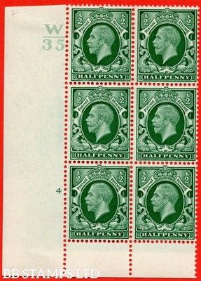 sg-439-variety-n46-d-green-a-mounted-mint-control-w35-cylinder-4-n-b64832