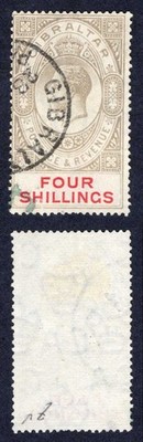 gibraltar-sg83-4-black-and-carmine-wmk-mult-ca-used-faded-cat-65-pounds