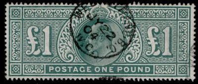 gb-edvii-sg266-scarce-1-dull-blue-green-very-fine-used-cat-700-cds