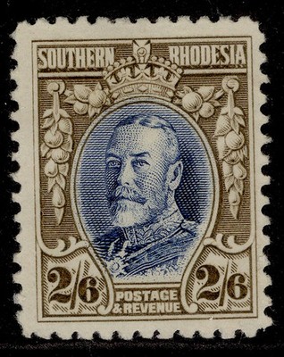 southern-rhodesia-gv-sg26-2s-6d-blue-drab-unused-cat-50