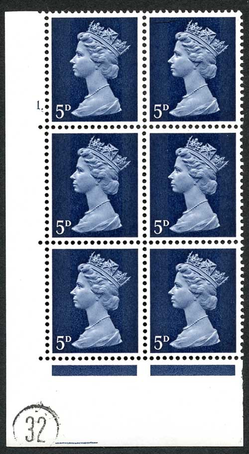 u17-1-5d-royal-blue-pva-head-a-two-9-5mm-bands-cylinder-1-dot-perf-a