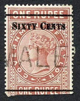 ceylon-telegraph-sgt73-60c-on-1r-red-brown-type-68
