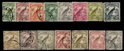 australia-new-guinea-gv-sg177-189-1932-34-redrawn-without-dates-used-cat-425