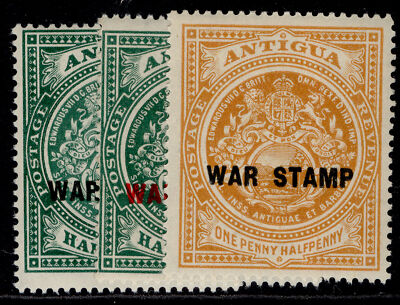 antigua-gv-sg52-54-1916-war-tax-set-nh-mint