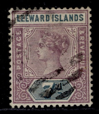 leeward-islands-qv-sg6-7d-dull-mauve-slate-used-cat-30