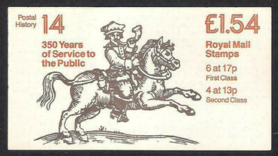 fq4b-1984-post-history-14-350yrs-service-to-public-folded-booklet-no-cyl