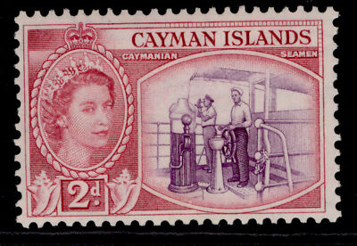 cayman-islands-qeii-sg152-2d-reddish-violet-cerise-m-mint