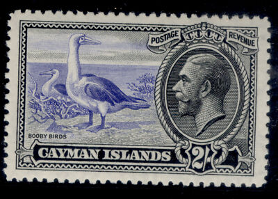 cayman-islands-gv-sg105-2s-ultramarine-black-lh-mint-cat-50