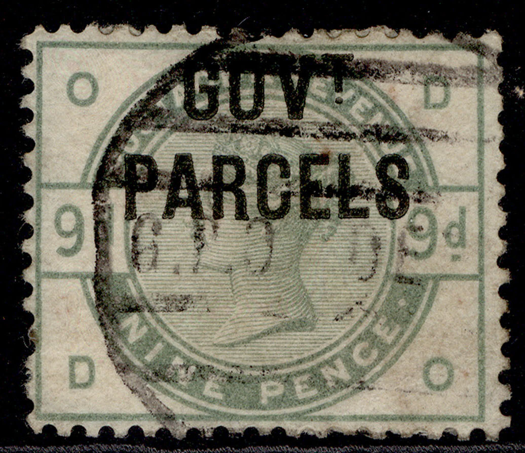 gb-qv-sg-o63-scarce-9d-dull-green-used-cat-1200-do