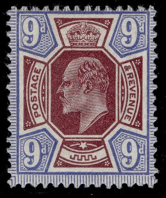 gb-edvii-sg306-spec-m41-1-9d-reddish-purple-light-blue-m-mint-cat-95
