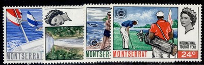 montserrat-qeii-sg190-193-1967-intl-tourist-year-set-nh-mint