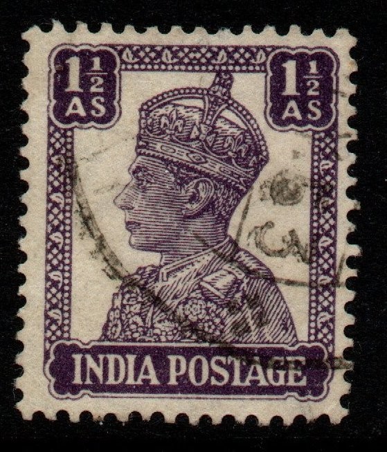 india-sg269c-1943-1a-dull-violet-litho-used