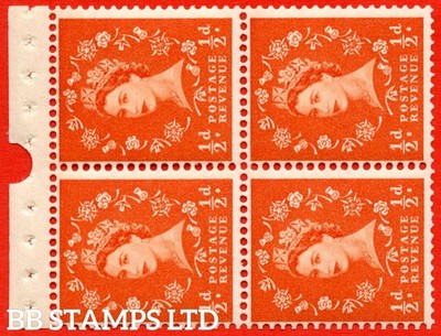sg-570mb-sb10a-d-orange-red-an-unmounted-mint-booklet-pane-of-4-w-b90531