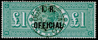 gb-qv-sg-o16-scarce-1-green-very-fine-used-cat-2500-cds-nc-wenvoe-cert