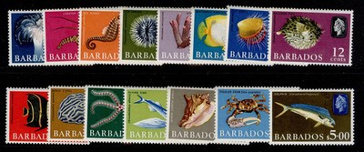 barbados-qeii-sg342-355a-1966-69-complete-set-nh-mint-cat-50