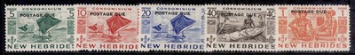 new-hebrides-qeii-sg-d11-d15-1953-postage-due-set-nh-mint-cat-30