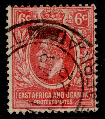 east-africa-and-uganda-gv-sg67-6c-carmine-red-fine-used-cat-22