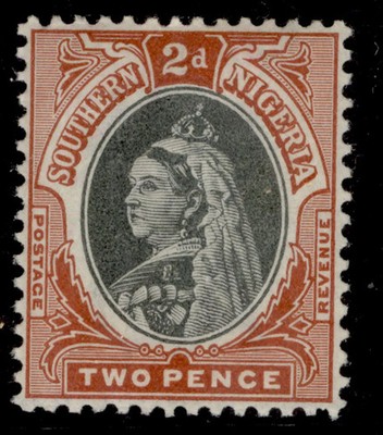 southern-nigeria-edvii-sg3-2d-black-red-brown-vlh-mint