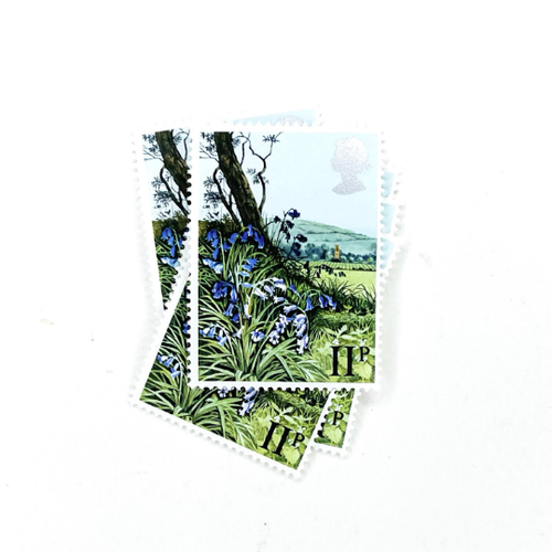 5-x-bluebells-nused-gb-mint-mnh-11p-1979-british-postage-stamps
