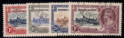 leeward-islands-gv-sg88-91-1935-silver-jubilee-set-fine-used-cat-60