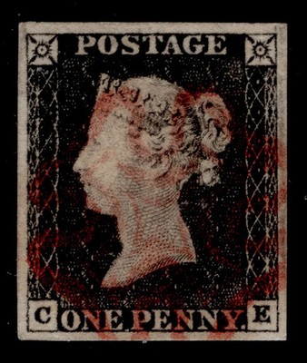 gb-qv-sg2-1d-black-plate-1a-fine-used-cat-425-red-mx-ce
