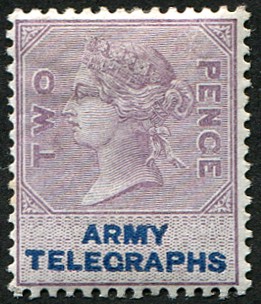 army-telegraphs-1890-s-2d-ovpt-in-blue-mint-good-m-m-scarce