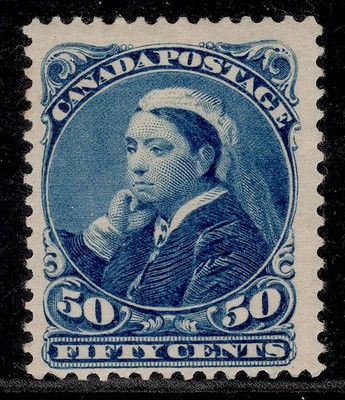 canada-qv-sg116-50c-blue-lh-mint-cat-300