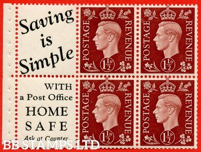 sg-464b-qb23-10-1d-red-brown-a-mounted-mint-booklet-pane-of-6-b93213