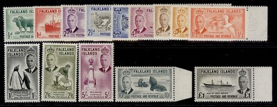 falkland-islands-qeii-sg172-185-1952-complete-set-nh-mint-cat-190