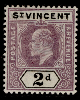 st-vincent-edvii-sg78-2d-dull-purple-black-m-mint