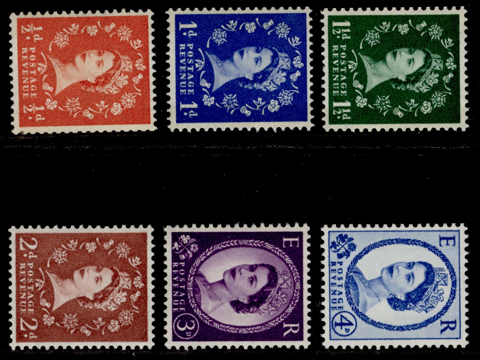 gb-qeii-sg610a-616ab-wmk-sideways-set-m-mint-cat-39-phosphor