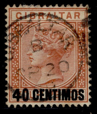 gibraltar-qv-sg19-40c-on-4d-orange-brown-fine-used-cat-75-cds