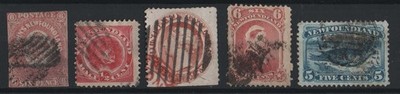 newfoundland-1862-6d-rose-lake-used-2-close-margins-sg20-c100-a-few-others