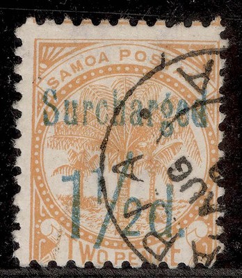samoa-qv-sg75-1d-on-2d-orange-fine-used-p11