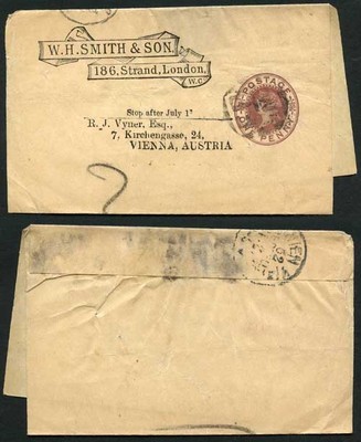 ws3-1d-brown-newspaper-wrapper-stamp-lw3-used-w-h-smith