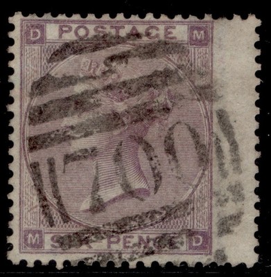 gb-qv-sg85c-6d-lilac-plate-4-hairlines-thick-paper-fine-used-cat-120-md