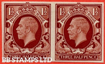 sg-441a-variety-n52a-1934-photogravure-1d-red-brown-imperf-pair-b64441