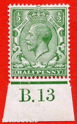 sg-356-n14-14-d-blue-green-a-mounted-mint-control-b-13-imperf-b83015
