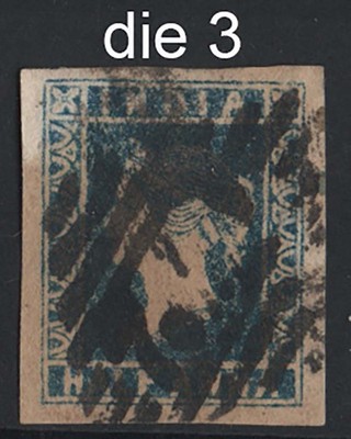 india-1854-a-deep-blue-die-3-sg10-gu-4-large-margins-c200