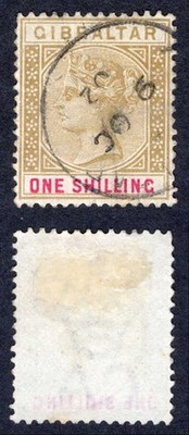 gibraltar-sg45-1-bistre-and-carmine-used-cat-20-pounds