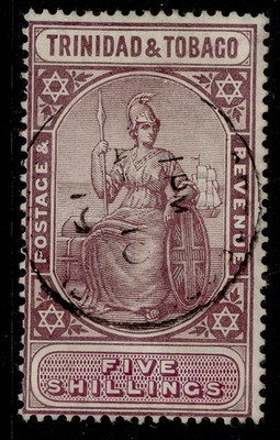 trinidad-tobago-gv-sg155a-5s-dp-purple-mauve-very-fine-used-cat-130-cds