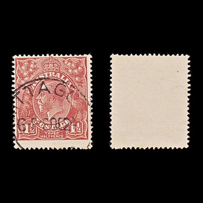 9616-australia-sg84-1d-scarlet-1924-sc-65-mi68-used-c12