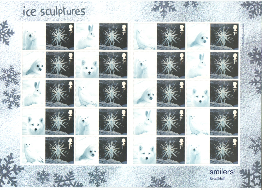 ls16-gb-20-x-1st-class-2003-ice-sculptures-smiler-sheet-unmounted-mint-mnh