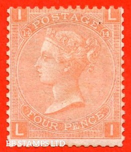 sg-93-j61-li-4d-dull-vermilion-plate-14-a-fine-mounted-mint-exa-b93037