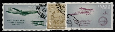 india-qeii-sg434-436-1961-airmail-set-fine-used