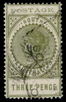 australia-south-australia-edvii-sg268-3d-olive-green-fine-used